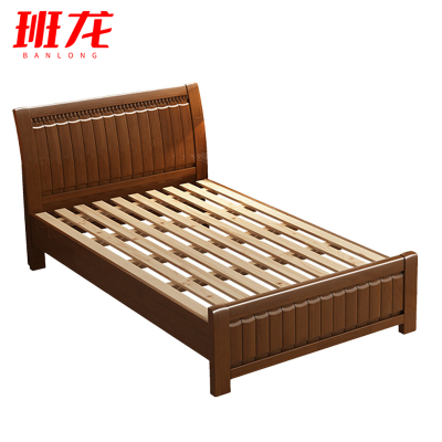 班龙床136*206*96cm胡桃色张
