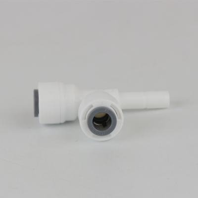 帮客材配 [配件]惠而浦净水器R600C88反渗透净水机 侧T型插栓1820-A MDM,一端2分快插一端2分插栓