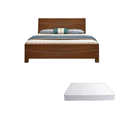 红缅 实木床含床垫 HM-SMC024 张