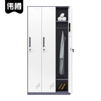 伟樽衣柜灰白套色3门900*500*1850mm台