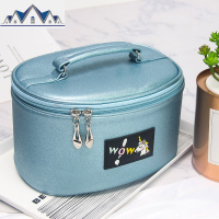 独角兽化妆箱多功能大容量便携品收纳盒小号可爱网红简约化妆包袋 三维工匠收纳包