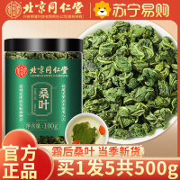 [买1发5共500g]北京同仁堂霜后桑叶茶官方旗舰店特霜降秋后霜打级新鲜三茶高茶糖血