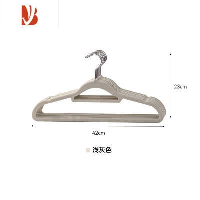 三维工匠卞老师整理师推荐收纳超薄衣撑植绒衣架挂钩家庭卧室