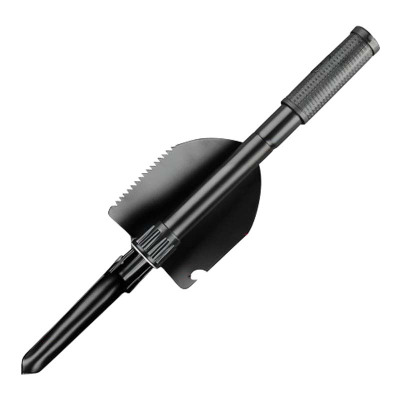 徽羚羊 户外应急铲子锄头镐 展开42*10CM HLY-07201黑色