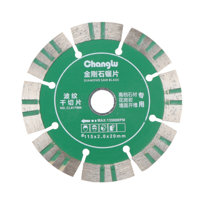 长鹿 金刚石圆锯片(波纹干切) 115X2.0X20mm