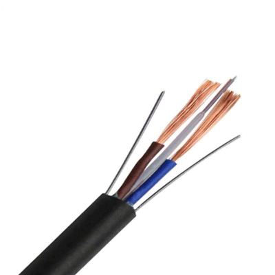 晨以橙 光纤光缆8芯单模室外光电复合缆 GYXTE-8B1+RVV2*1.5 米