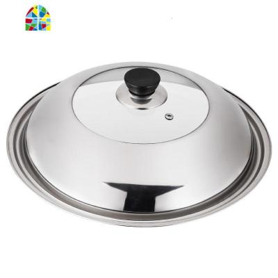 钢化玻璃锅盖可视玻璃盖子家用多功能电锅炒锅蒸锅锅盖30 36 40cm FENGHOU 28加厚锅盖+两个把手一个螺丝刀