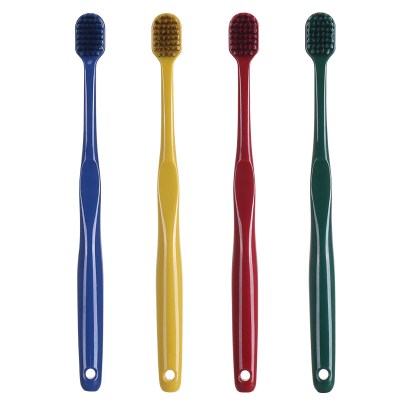 健牌4支装细毛软毛宽头牙刷细软小头日韩风家用成人男女情侣家庭装