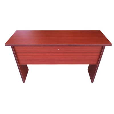 正斌会议桌双人条桌培训移动小型长方形桌现代简约会议室条形桌1.2米免漆板红胡桃