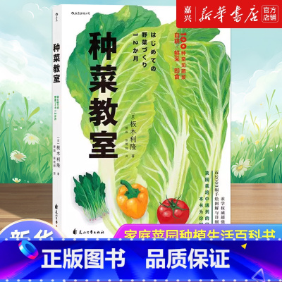 [正版]书店 种菜教室 彩色插图园艺家庭菜园种植生活百科书籍
