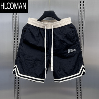 HLCOMAN2024休闲四分裤子男百搭潮流ins网季宽松五分短裤男速干