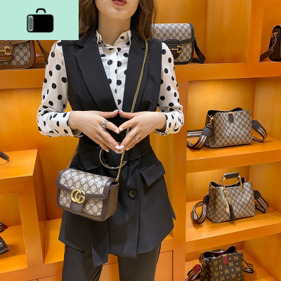 包包2020新款潮网红百搭单肩皮腋下包链条包女斜挎夏天小包复古NEW LAKE女斜挎包