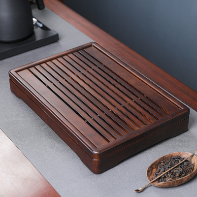 MULTIPOTENT功夫茶盘木制五金檀木茶盘储水式排水式茶托