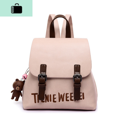 ins双肩包女2020新款小背包韩版书包软皮百搭学生包包学院NEW LAKE