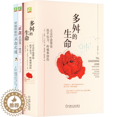 [醉染正版]卡巴金心理学作品集(全3册) 机械工业出版社 (美)乔恩·卡巴金 等 著 童慧琦,高旭滨 等 译 自由组合套