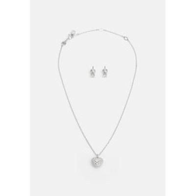 Swarovski女款优雅光滑项链搭配施华洛世奇水晶耳环精致时尚