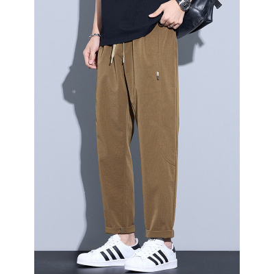 薄款裤子男款休闲裤宽松有型宽松速干百搭直筒轻商务凉感长裤