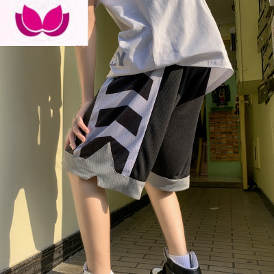 七斓短裤男夏季外穿宽松五分裤外穿大裤衩潮流运动裤子休闲篮球跑步裤