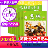 G组合[全年订阅]意林作文素材+意林2024年1-12月共48期送2个日记本 [正版]2024年1-14期全年/半年