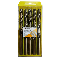 高松(takama )麻花钻头 不锈钢钻头 手电钻钻头 高速钢金属打孔钻头套装 9.5mm5支装 902095