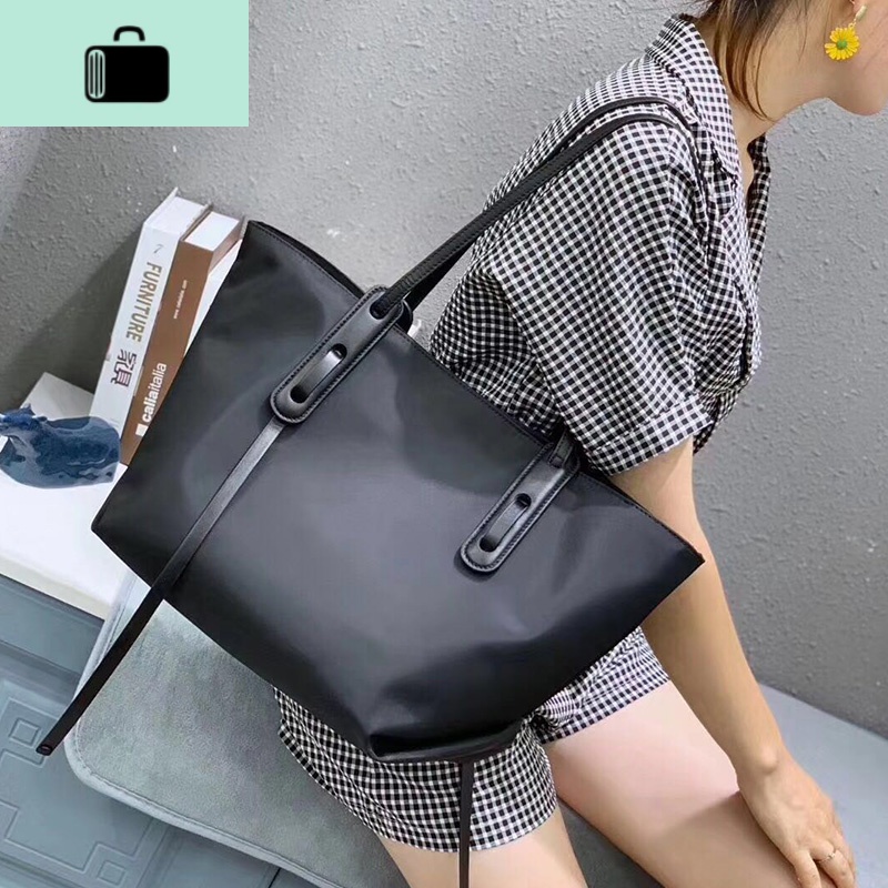 ins帆布单肩大包包女2020新款潮韩版百搭大容量简约托特女手提包NEW LAKE