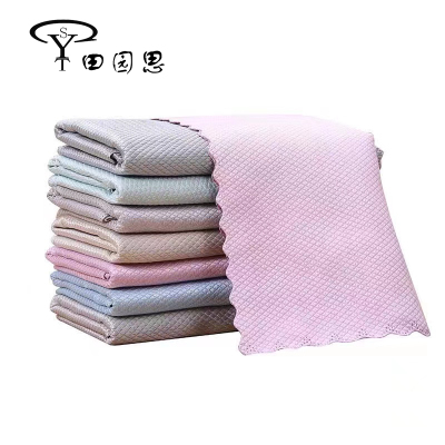 田园思 鱼鳞抹布 30*30 条