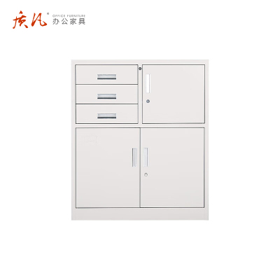质凡三斗保下节矮柜储物柜带锁多门柜/ZF-WJG023/850*390*1020