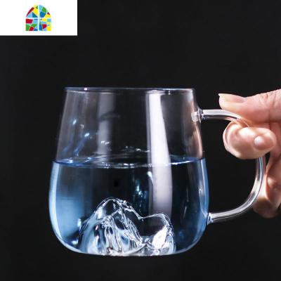 耐热家用冷水壶大容量防玻璃凉白开可高温水壶日式扎壶水杯小清新 FENGHOU 雪山冷水壶硅胶盖+6杯子凉水壶