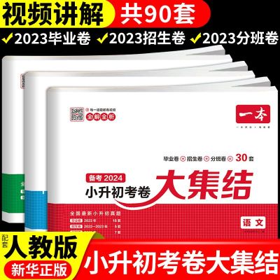 小升初总复习试卷 一本小学毕业升学考卷大集结 语文数学英语小升初真题试卷小学毕业升学考试模拟卷六年级升学试卷全国