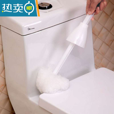 敬平软毛马桶浴缸刷无死角洗厕所刷子家居宾馆酒店专用家用挤水 4个马桶刷