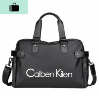 行李健身包男包手提包男单肩包男士休闲斜背包出差旅行袋男包NEW LAKE 黑色 大