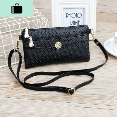 包包女新款斜跨女小包韩版潮款菱格女手拿包女士手拎包手机零钱包NEW LAKE女斜挎包