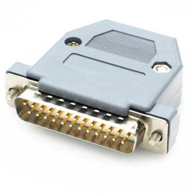 公头/母头镀金连接器 RS232 接口九针实心针不带外壳 一对