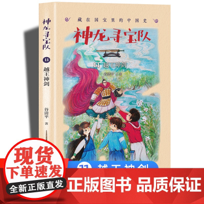 神龙寻宝队11越王神剑漫游中国历史谷清平汤小团藏在国宝里的故事书冒险童话消失的国宝穿越小学生四五六年级课外书读