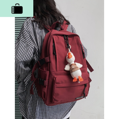 双肩包2020年新款百搭防水大容量背包男韩版高中学生初中生书包女NEW LAKE