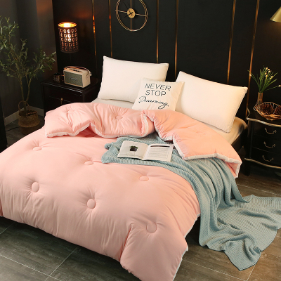 纯色6斤磨毛大豆纤维春秋被2*2.3m