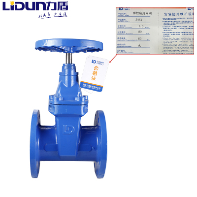 力盾 法兰暗杆弹性座封闸阀 6540 DN80 台