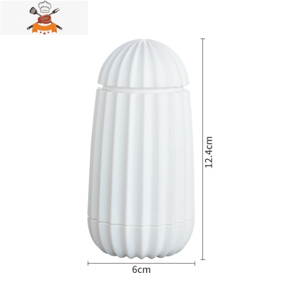 北欧牙签盒个性创意牙签筒家用客厅按压式自动棉签收纳盒桶牙签罐 敬平 白色