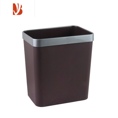 三维工匠方形垃圾桶无盖带压圈家用大号客厅厨房厕所卫生间创意简约分类
