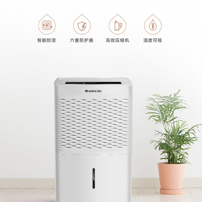 格力除湿机吸湿器家用抽湿机卧室地下室工业除湿器 50L/天 70-120㎡ DH50EM [50升]