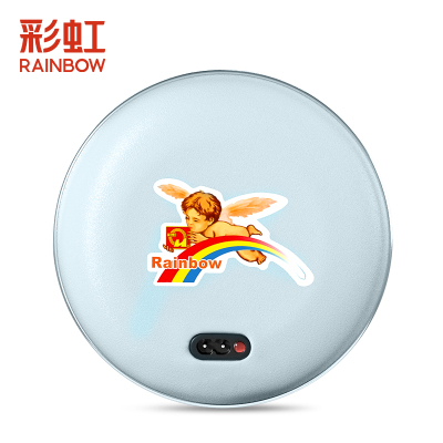 彩虹(RAINBOW)电热暖手器(中号)充电式暖手宝无水防爆电热饼自动断电捂手暖肚神器保暖用品非暖水袋TB22-CL-X