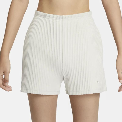 NIKE耐克短裤CHLL KNT RIB 3IN S运动休闲舒适女裤FN3675-104 D