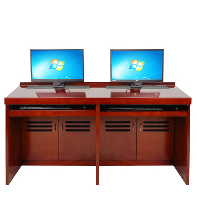 博邦瑞达 双人位显示屏升降电脑桌 1600*600*760mm 张