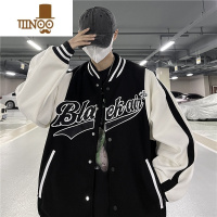 YANXU春新款外套男生潮牌痞帅加绒运动卫衣百搭棒球服夹克上衣服