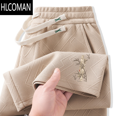 HLCOMAN短裤男士夏季2025新款潮牌宽松休闲家居大裤衩沙滩运动外穿五分裤