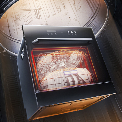 老板(Robam)洗碗机sX1H光焱12套大容量嵌入式洗碗机家用全自动刷碗机 二星级消毒柜标准 99.999%除菌率