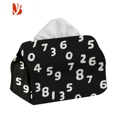 三维工匠SOU同款设计纸巾盒纸抽盒家居客厅布艺抽纸盒装饰收纳盒大号 大号纸巾盒DSOU01