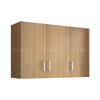 翌嘉YJ4122517 吊柜墙柜壁柜阳台柜客厅厨房卧室储物收纳柜 胡桃色三门 900*300*600