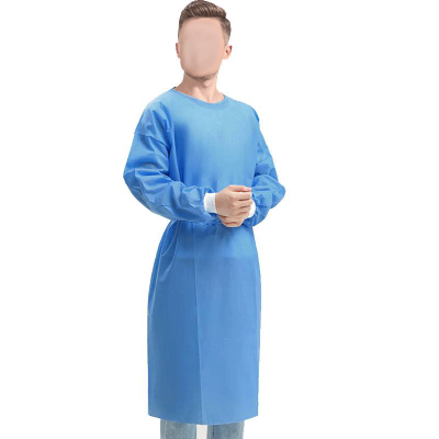 反穿防尘工作服 一次性蓝色35g