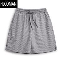 HLCOMAN工装 美式休闲泡泡纱短裤棉透气日系通勤简约五分裤男